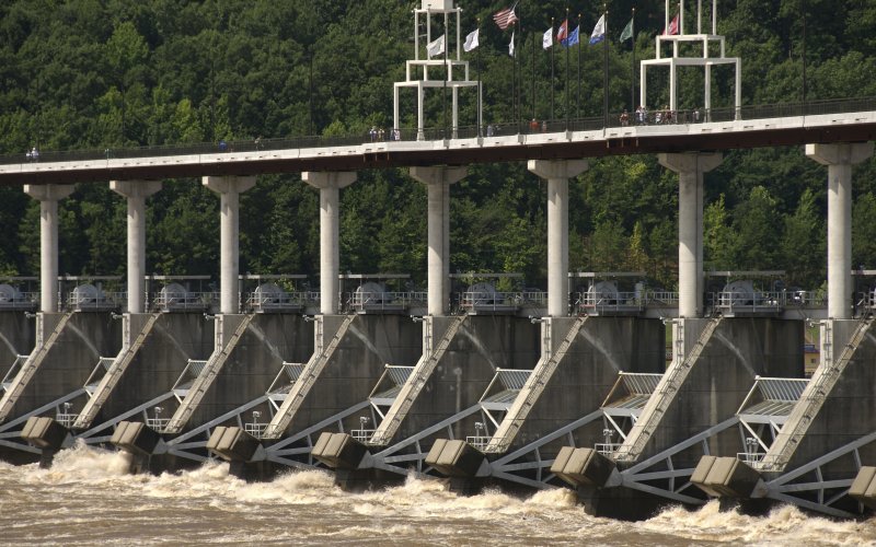 Big Dam Bridge in Little Rock, AR